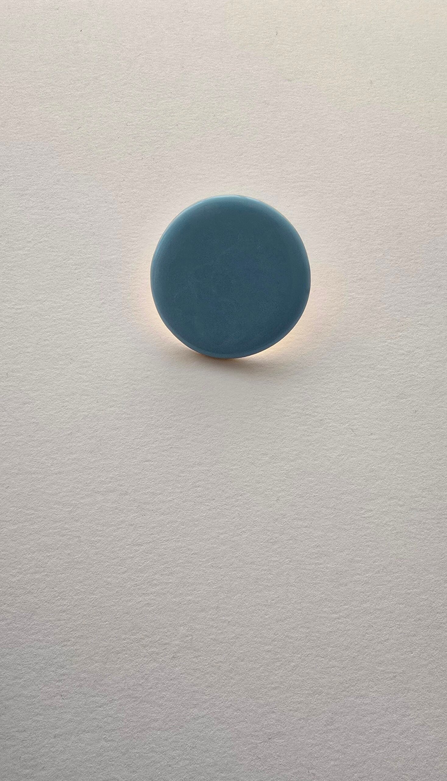 BIG LIGHT BLUE CAP RING