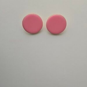 BIG PINK CAPS EARRINGS
