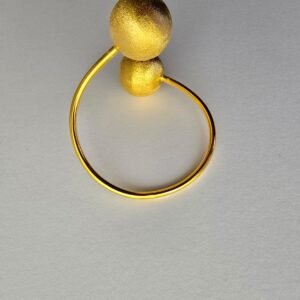 BIGGER TWO BALLS GOLDEN BRACELET