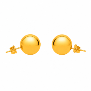 BIGGER BALLS GOLDEN EARRINGS