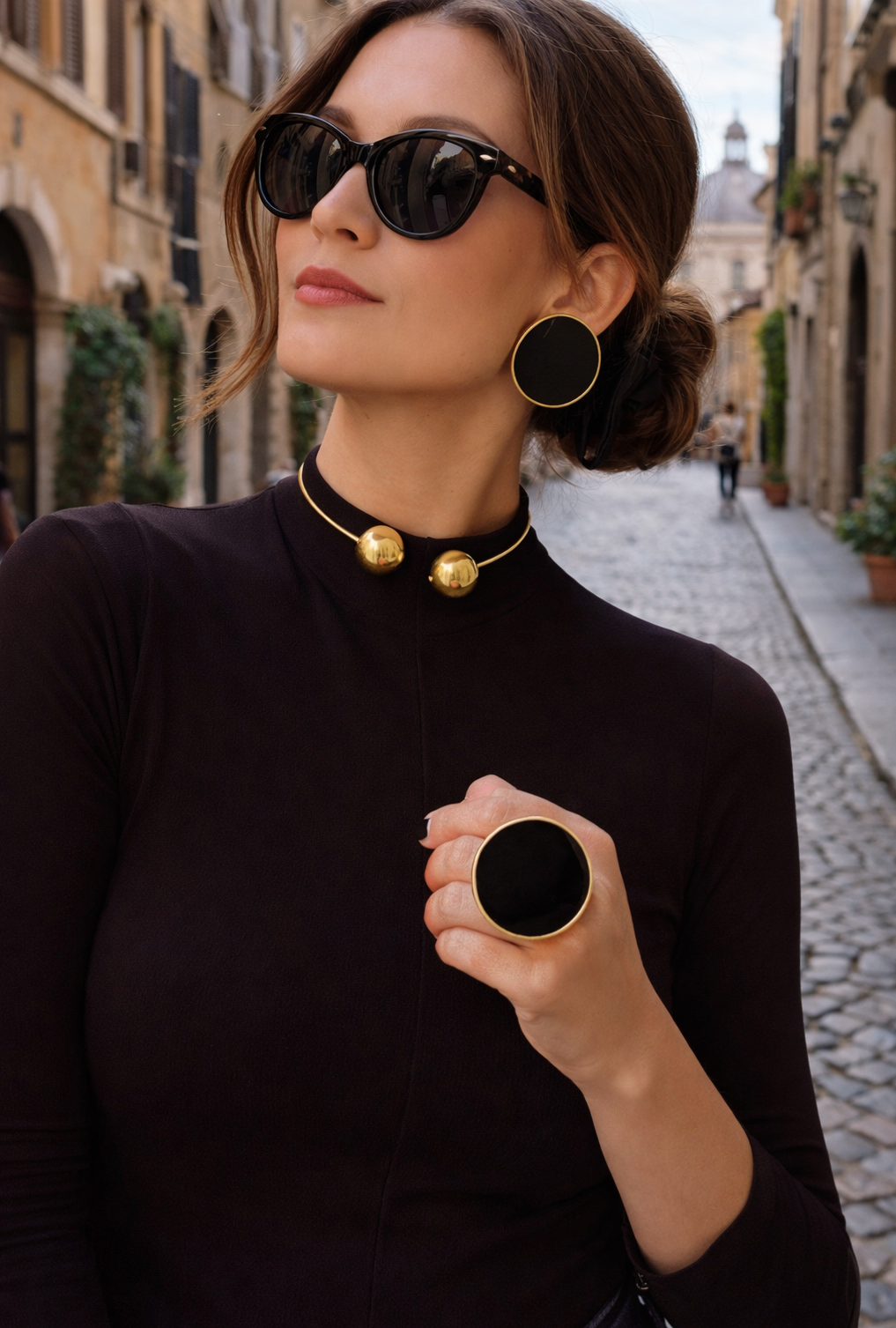 BIG BLACK CAP RING - Image 4