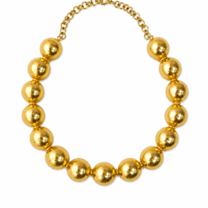 BIGGER BALLS GOLDEN CHOKER