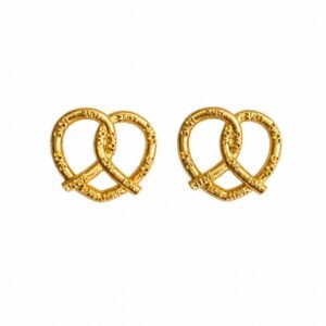 LOVE GOLDEN PRETZELES EARRINGS